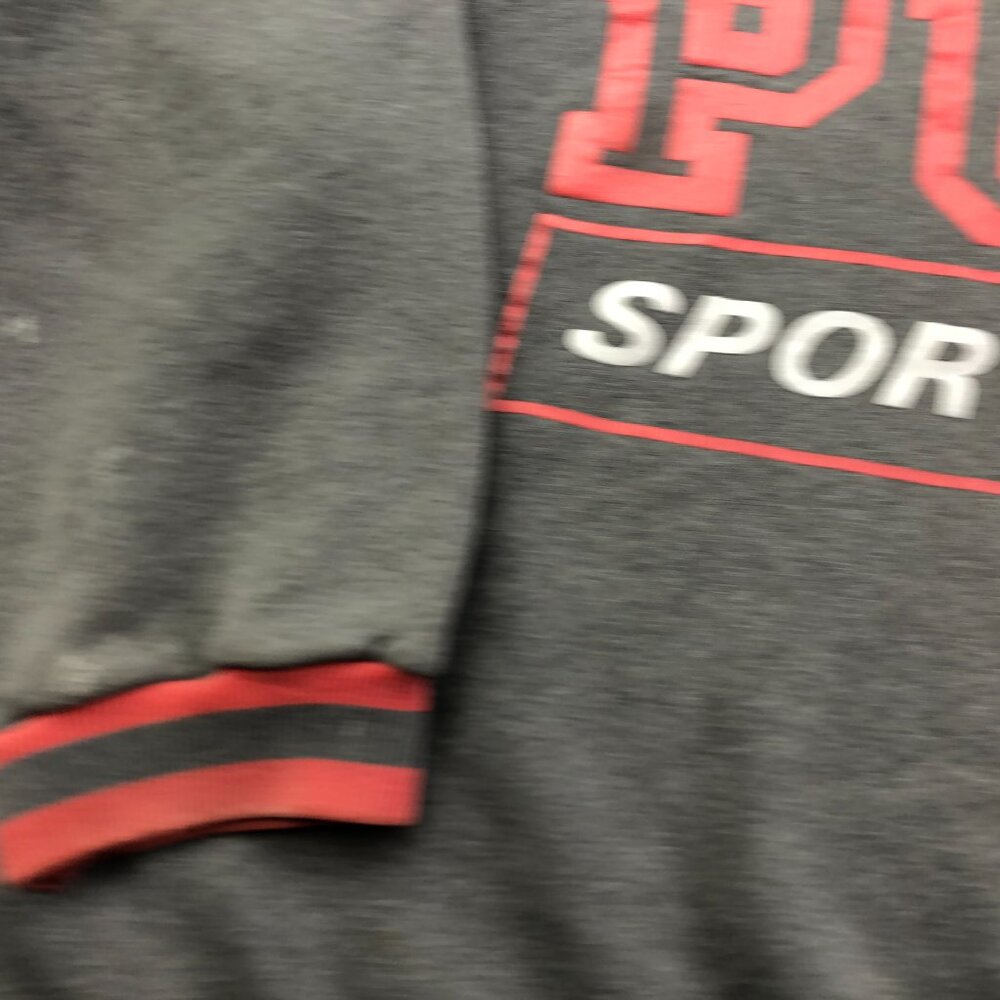 Vintage Puma Sweatshirt Mens 2XL Gray Red Spell Out Sportsunity - Picture 6 of 13